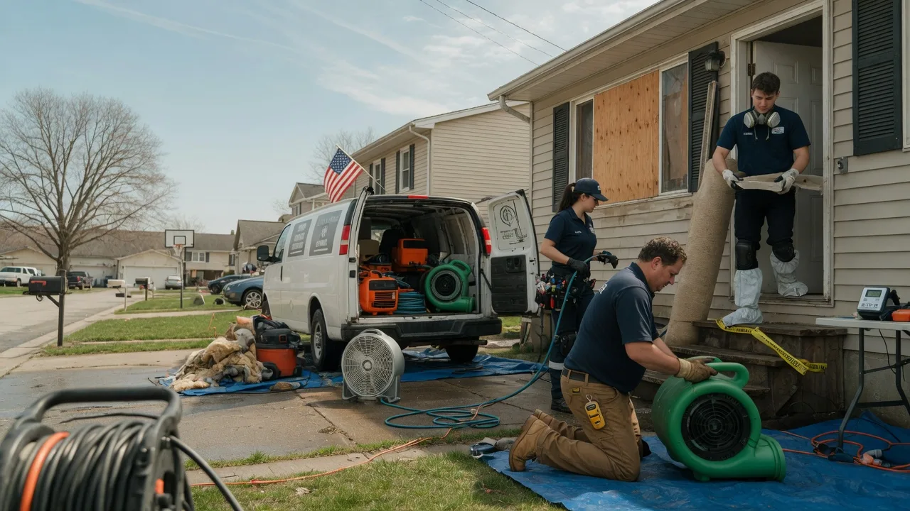 Water Damage Restoration in Belmont, OH near me
